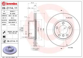 Brembo 09C11411 - DISCO FRENO