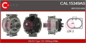  CAL15349AS - ALTERNADOR VALEO TYPE 12V 180AMP 6RIBS