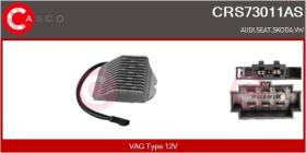  CRS73011AS - RESITENCIA, VENTILADOR HABITACULO VAG TYPE 12V