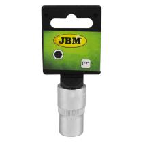 Jbm 13259 - VASO 1/2" HEX. DE 13MM CROMADO