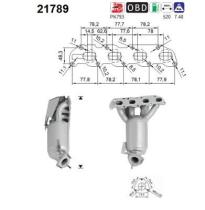 As 21789 - CATALIZADOR OPEL CORSA 1.4