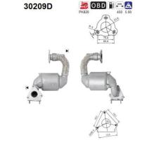 As 30209D - CATALIZADOR RENAULT LAGUNA 2.0TD DC