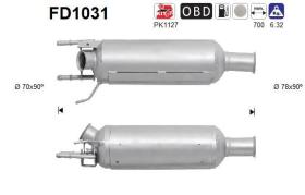 As FD1031 - FILTRO DPF CITROEN C-CROSSER 2,2