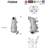 As FD5005 - FILTRO DPF TOYOTA AVENSIS 2.2TD