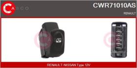 Casco CWR71010AS - INTERRUPTOR, ELEVALUNAS RENAULT-NISSAN TYPE 12V