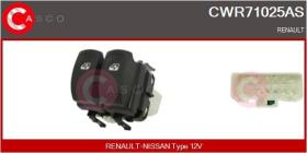  CWR71025AS - INTERRUPTOR, ELEVALUNAS RENAULT-NISSAN TYPE 12V