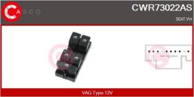 Casco CWR73022AS - INTERRUPTOR, ELEVALUNAS VAG TYPE 12V