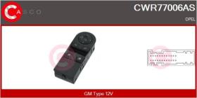  CWR77006AS - INTERRUPTOR, ELEVALUNAS GM TYPE 12V