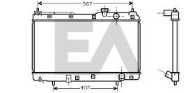 Electro Auto 31R26053 - RADIADOR PARA APLICACION OE HONDA