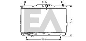 Electro Auto 31R28040 - RADIADOR PARA APLICACION OE HYUNDAI