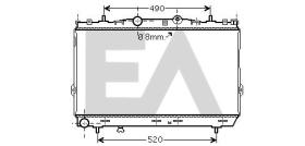Electro Auto 31R28063 - RADIADOR PARA APLICACION OE HYUNDAI