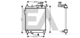 Electro Auto 31R28128 - RADIADOR PARA APLICACION OE HYUNDAI