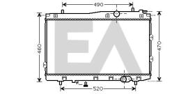 Electro Auto 31R36027 - RADIADOR PARA APLICACION OE KIA