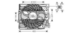 Electro Auto 33V07006 - VENTILADOR PARA APLICACION OE BMW