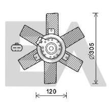 Electro Auto 33V10034 - VENTILADOR PARA APLICACION OE CITROEN / FIAT / PEUGEOT