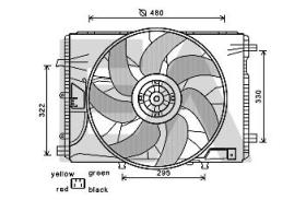  33V50017 - VENTILADOR PARA APLICACION OE MERCEDES BENZ