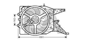  33V54014 - VENTILADOR PARA APLICACION OE OPEL / VAUXHALL