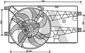  33V55020 - VENTILADOR PARA APLICACION OE CITROEN / FIAT / PEUGEOT