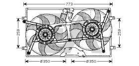 Electro Auto 33V77003 - VENTILADOR PARA APLICACION OE VOLKSWAGEN