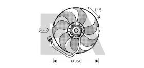  33V77017 - VENTILADOR PARA APLICACION OE AUDI / SKODA / VOLKSWAGEN