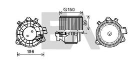 Electro Auto 42A25002 - TURBINA HABITACULO PARA APLICACION OE FIAT