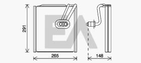 Electro Auto 43B28010 - EVAPORADOR PARA APLICACION OE HYUNDAI