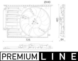 Mahle CFF547000P - VENTILADOR DEL RADIADOR REFRIGERANT