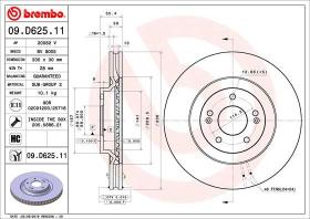 Brembo 09D62511 - DISCO FRENO