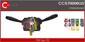 Casco CCS70006GS - CONMUTADOR EN LA COLUMNA DE DIRECCION PSA TYPE 12V