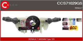  CCS71029GS - CONMUTADOR EN LA COLUMNA DE DIRECCION RENAULT-NISSAN TYPE 12