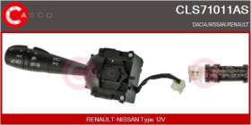  CLS71011AS - CONMUTADOR EN LA COLUMNA DE DIRECCION RENAULT-NISSAN TYPE 12