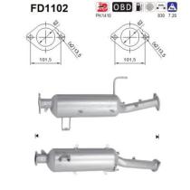 As FD1102 - FILTRO DPF MITSUBISHI MONTERO 3.2TD