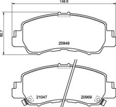 Brembo P54061 - PASTILLA DE FRENO