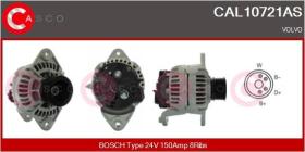  CAL10721AS - ALTERNADOR BOSCH TYPE 24V 150AMP 8RIBS