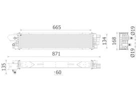 Mahle CI664000P - INTERCAMBIADOR(INTERCOOLER)COMERCIA