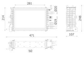 Mahle CR2632000P - RADIADOR TURISMO DACIA DUSTER 1.5 D