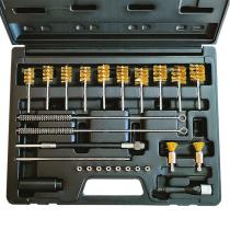 Toolrack 9720 - JUEGO PARA LIMPIAR CAMARA INYECTORES DIESEL-26 PZS.