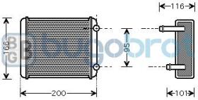 Bugobrot 45DN6225 - RADIADOR DE CALEFACCIÓN