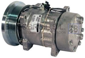 Bugobrot 514637 - COMPRESOR SANDEN SD7H15 P8 133 MM.12 V.(CATERPILLAR)