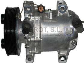 Bugobrot 51EB40E - COMPRESOR CALSONIC CR-14 P7 126 MM.12 V.(NISSAN NAVARA 92600