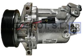 Bugobrot 51RE86020 - COMPRESOR CALSONIC CR12SC PV7 120 MM.DACIA DOKKER(92600-8367