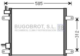 Bugobrot 62DF5042 - CONDENSADOR DAF CF 65 01"-