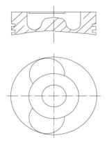 Mahle 0615300 - PISTON SCANIA