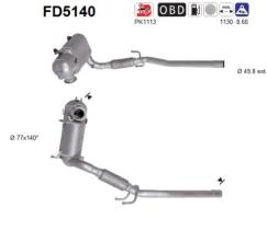 As FD5140 - FILTRO DPF