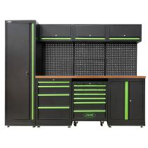 Jbm 54327 - CONJUNTO MUEBLES MODULARES PARA TALLER (18 PCS)