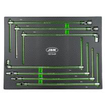 Jbm 54481 - MODULO DE 7 LLAVES DE VASO C/MANGO EN T (7-19MM)